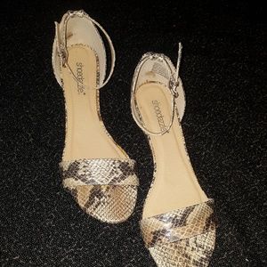 Snakeprint Sandals